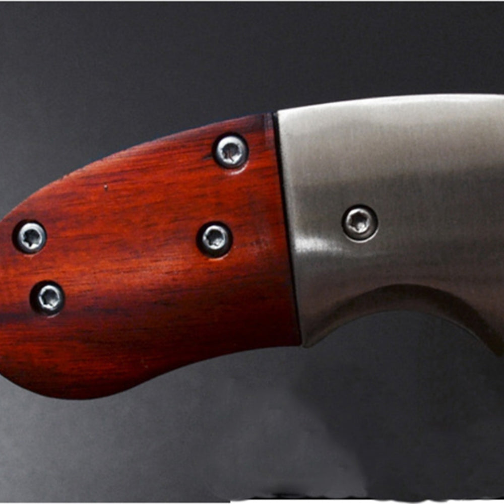 Small Stainless Steel Folding Pocket Knife | Keychain | Survival