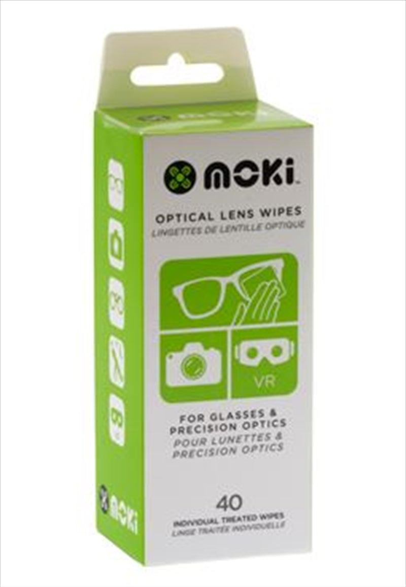 Moki Optical Lens Wipes - 40 Pack