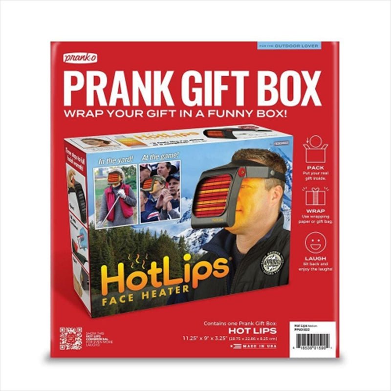 PRANK-O Prank Gift Box - Hot Lips Face Heater