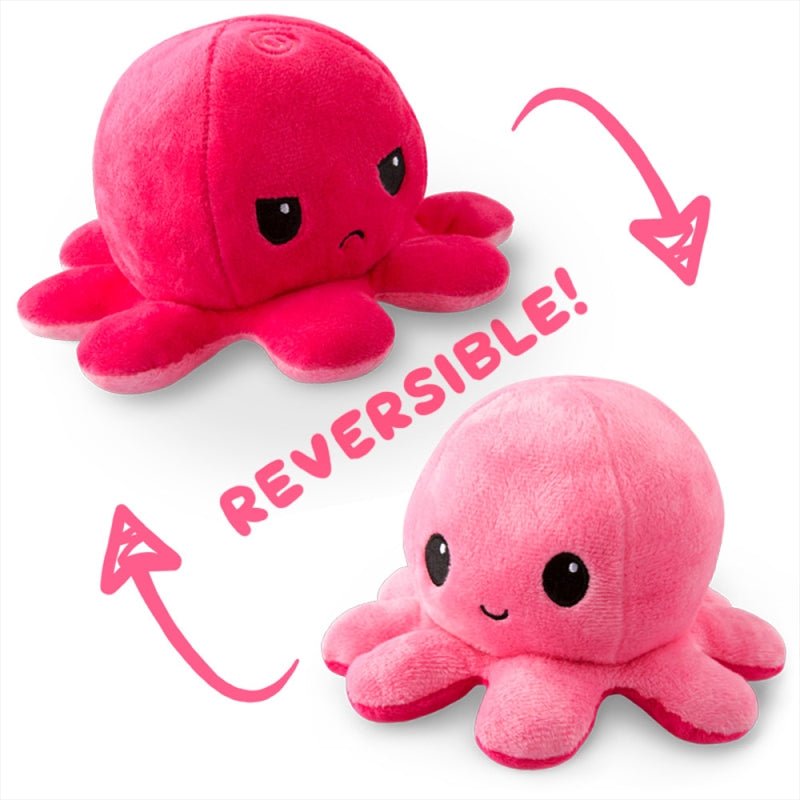 Reversible Plushie - Octopus | Pink/Light Pink