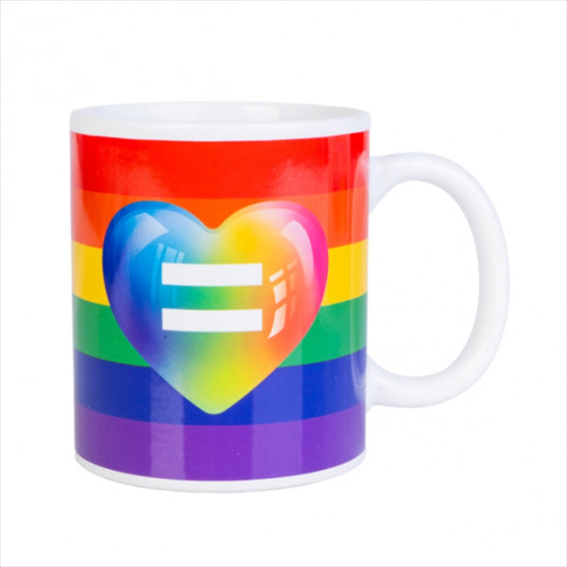 Rainbow Pride Coffee Mug | Colorful Coffee Enthusiast Mug