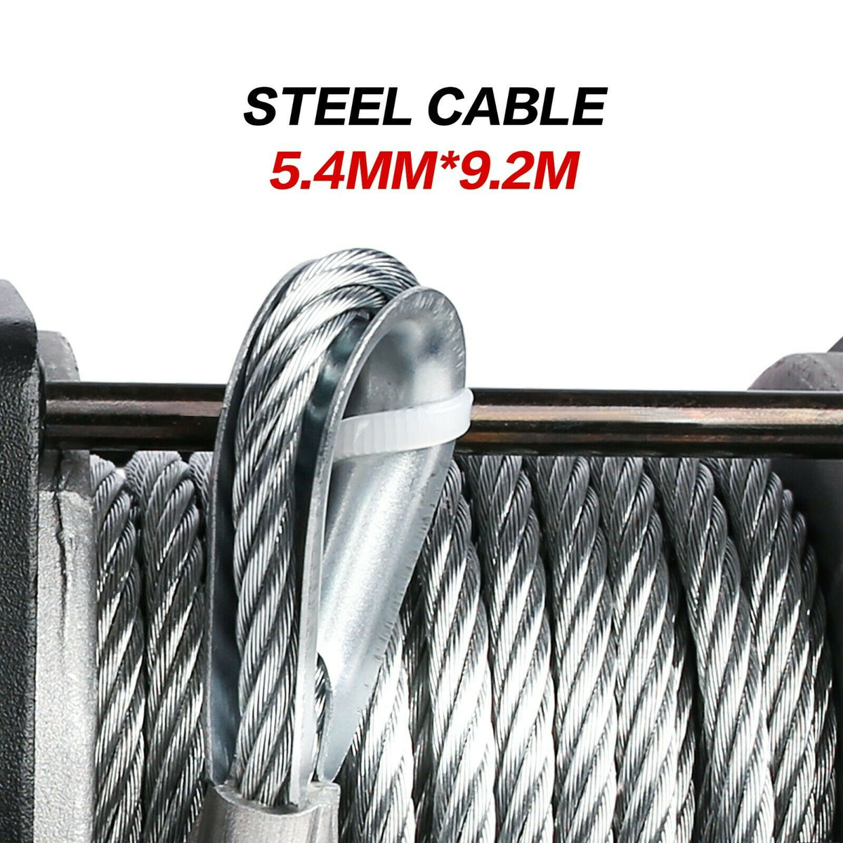 Electric Winch 3000lbs/1360kg Wireless 12V Steel Cable ATV 4WD BOAT 4X4