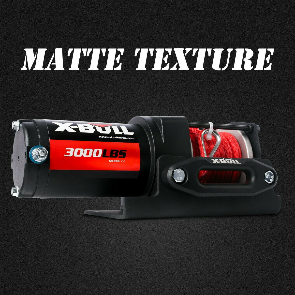 Electric Winch 12V Wireless 3000lbs/1360kg Synthetic Rope BOAT ATV 4WD