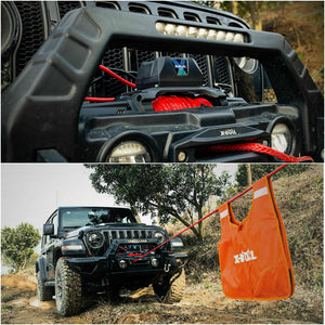 Electric Winch 12V Synthetic Rope Wireless 14500LB Remote 4X4 4WD Boat