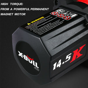 Electric Winch 12V Synthetic Rope Wireless 14500LB Remote 4X4 4WD Boat