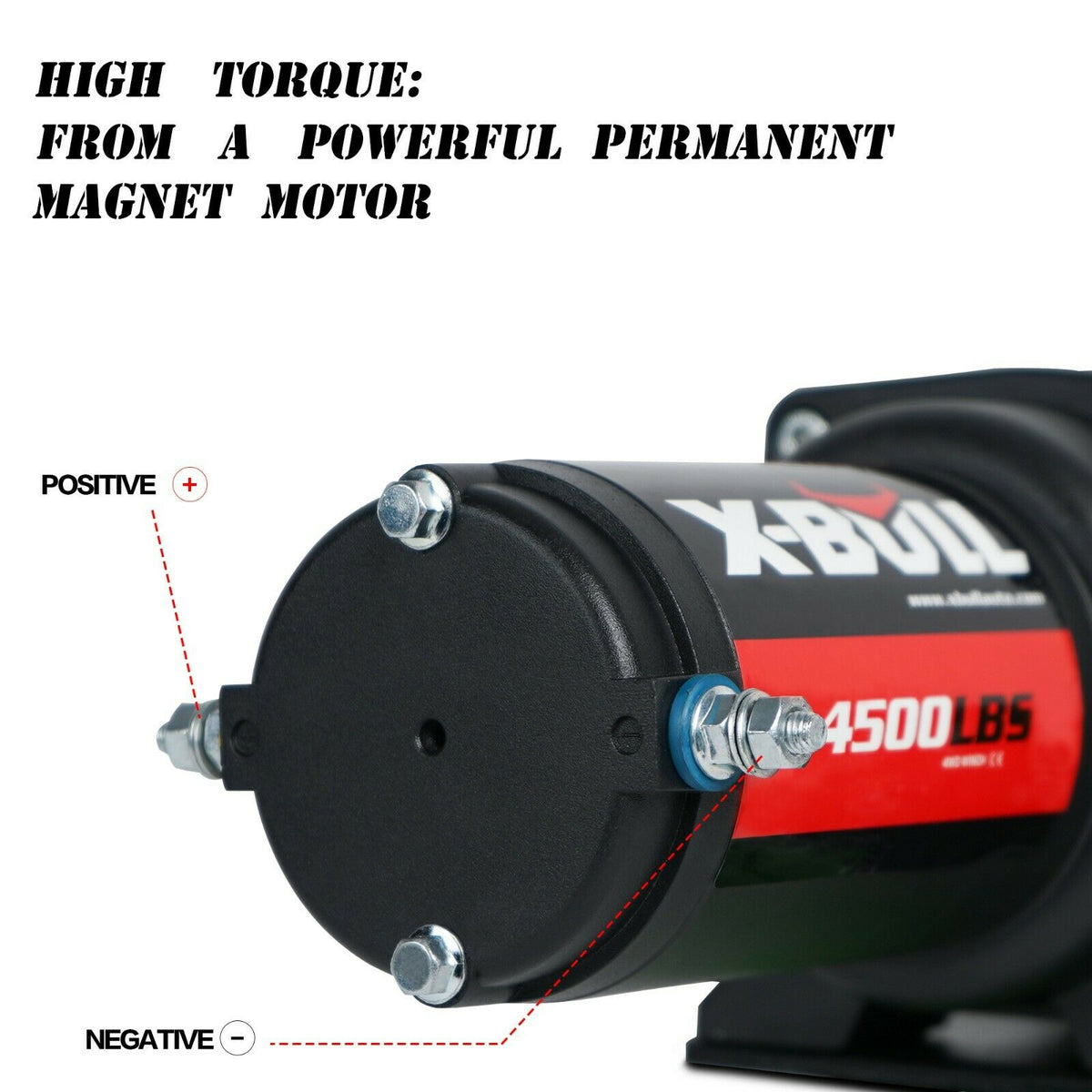 Electric Winch 4500LBS/2041KG Steel Cable Wireless Remote Boat ATV 4WD