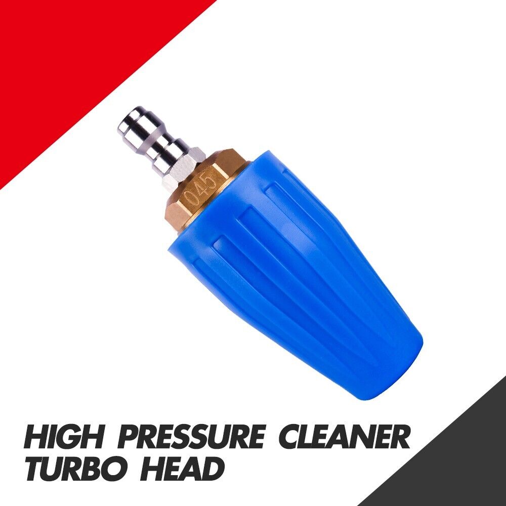 X-BULL Pressure Washer Turbo Nozzle Head | 4000PSI High Cleaner | 1/4BSP