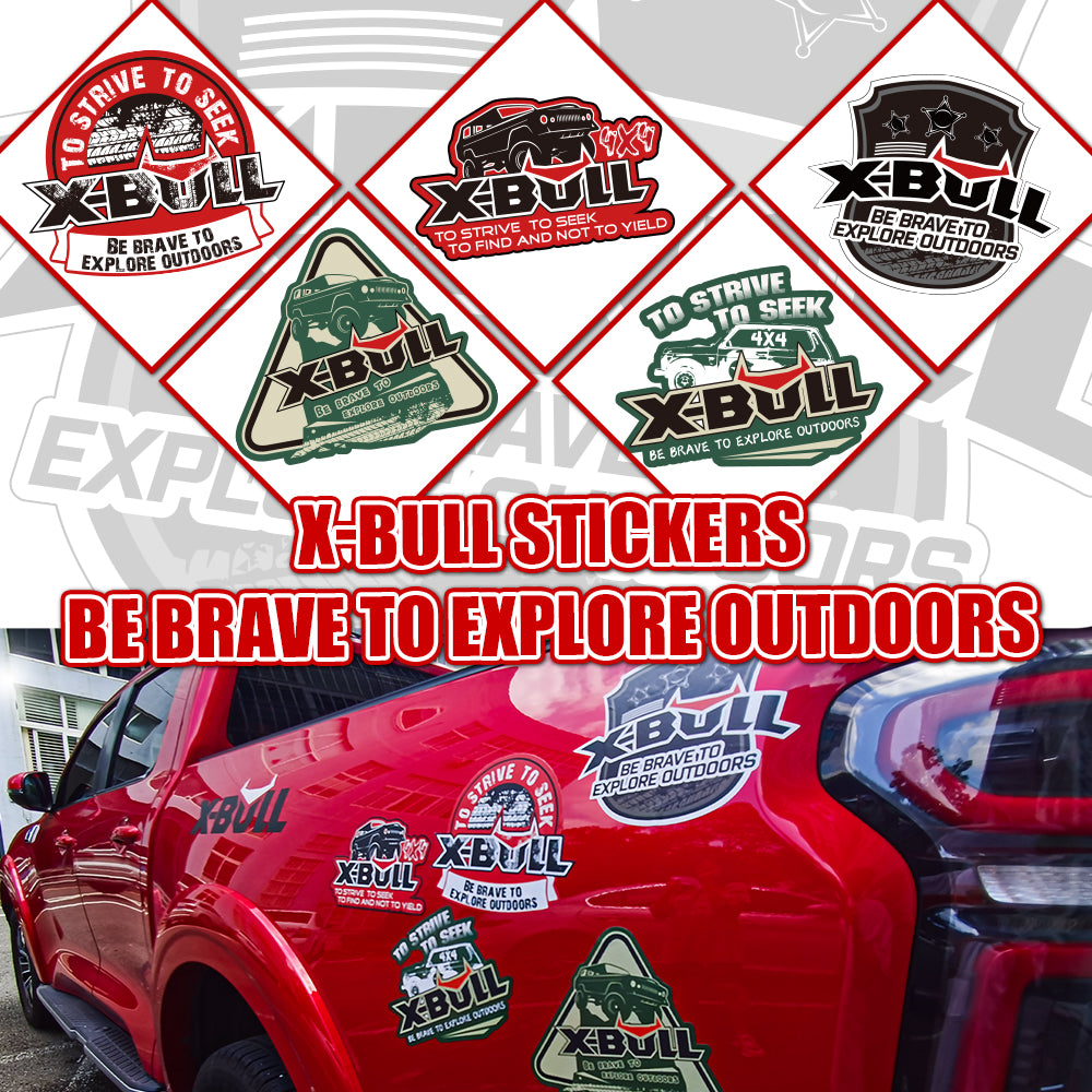 X-BULL Recovery Kit Off-Road Kinetic Rope Snatch Strap Winch Damper 4WD13PCS