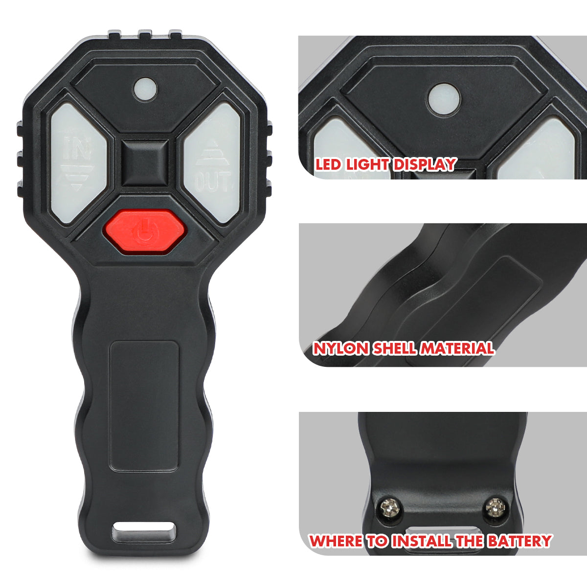 X-BULL 2x Wireless Winch Remote Control - 12 Volt Handset Switch - 150ft 4WD