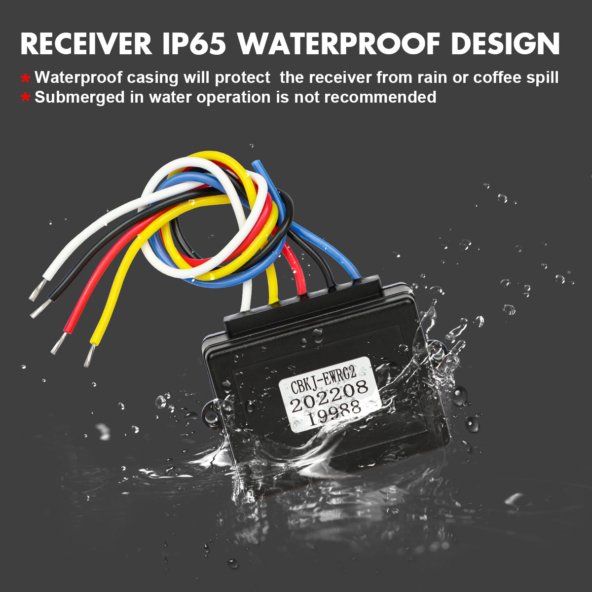 X-BULL 2x Wireless Winch Remote Control - 12 Volt Handset Switch - 150ft 4WD