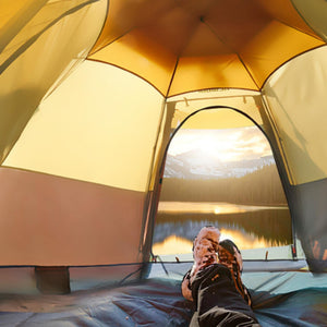 Waterproof Instant Camping Tent for 4/5/6 Persons | Quick Setup | Double Layer