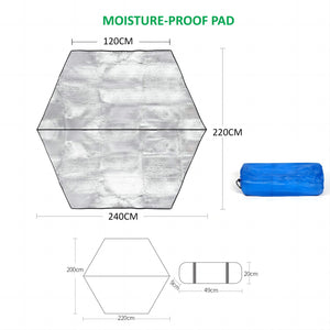 Waterproof Instant Camping Tent for 4/5/6 Persons | Quick Setup | Double Layer