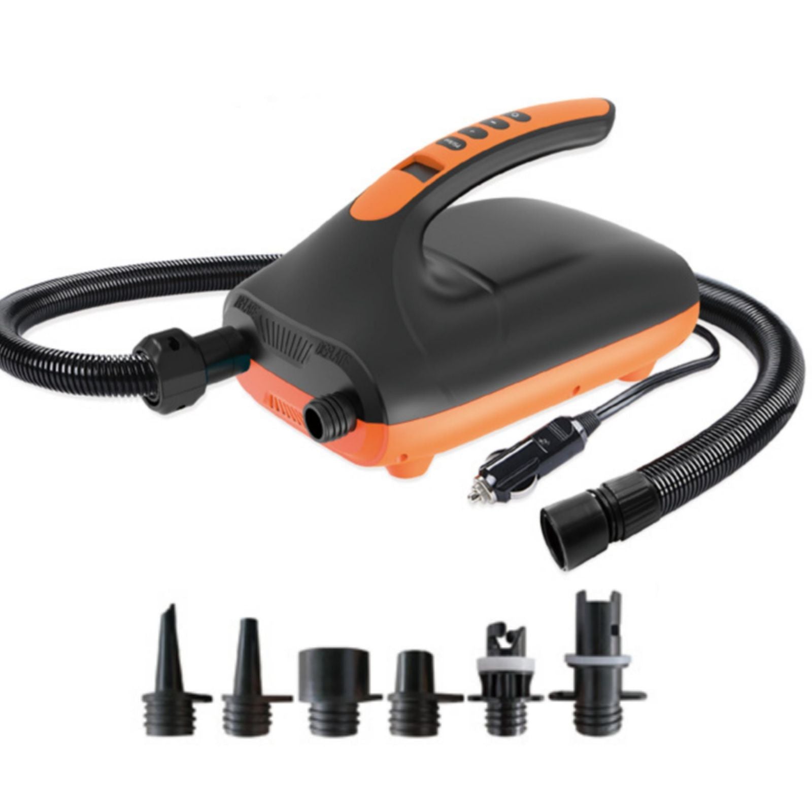 20psi Dual Stage Electric Air Pump for Inflatable Boat, SUP, Kayak | High Pressure