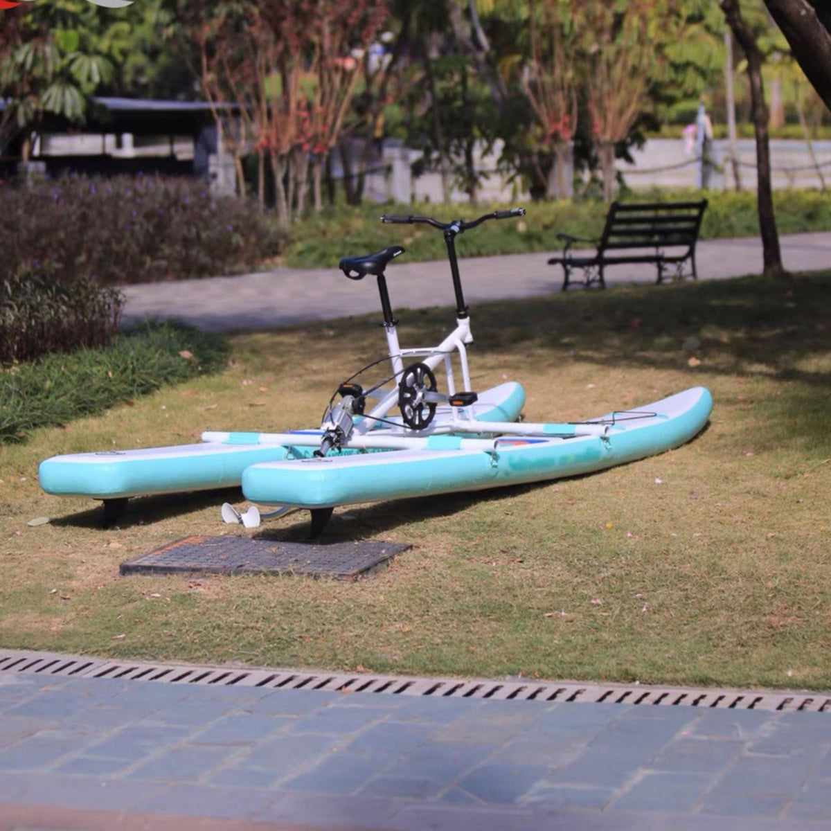 SUP Water Bikes with Paddle Board - Portable Waterbike