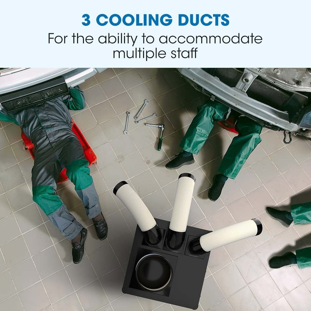Portable Industrial Spot Cooler with Triple Cooling Ducts | 6.5kW