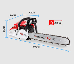Baumr-AG 52CC Petrol Commercial Chainsaw 20 Bar E-Start Chain Saw