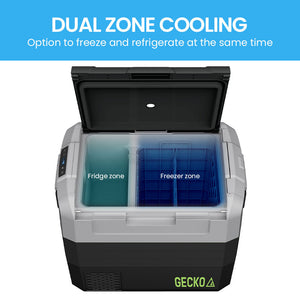 Gecko 65L Portable Fridge Freezer | Camping, Car, Caravan, Boats