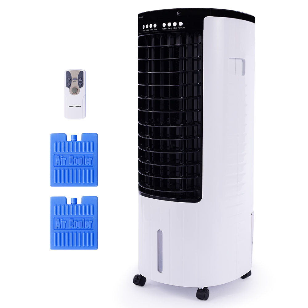 12L Portable Evaporative Air Cooler | 24 Hour Timer | 4 in 1 Cooling Fan