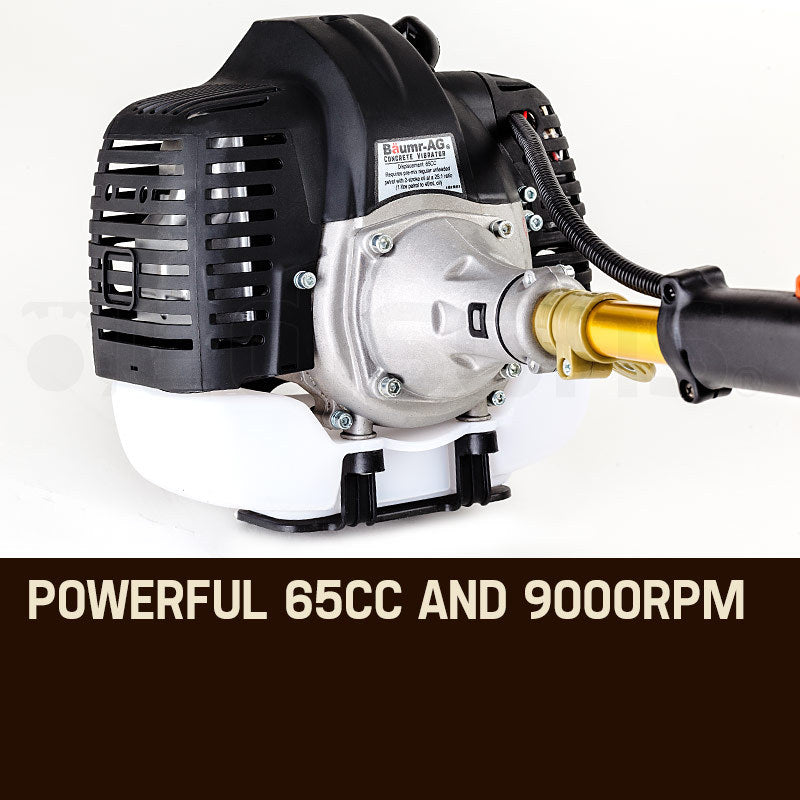 Commercial Concrete Vibrator Cement Portable Tool Unit | Hard Nose | BAUMR-AG