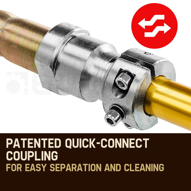Commercial Concrete Vibrator Cement Portable Tool Unit | Hard Nose | BAUMR-AG