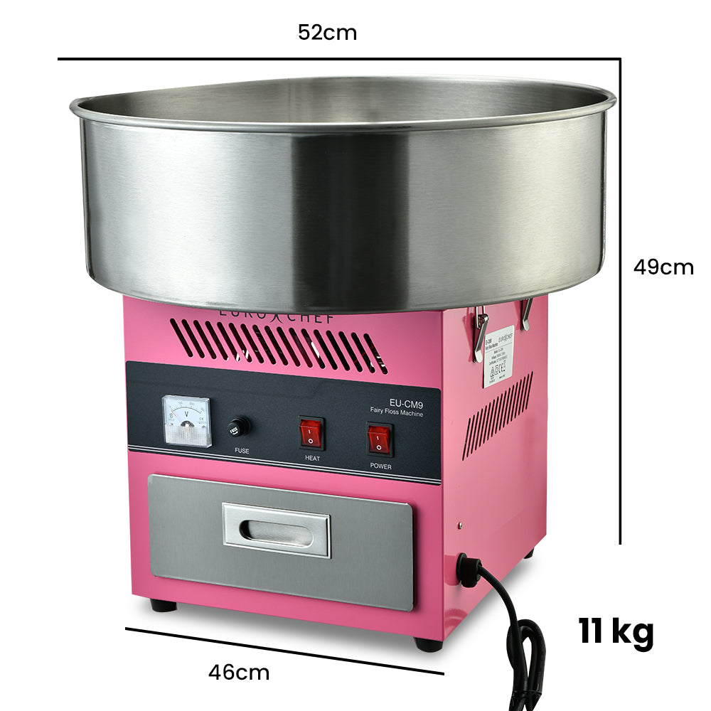 Commercial Cotton Candy Machine Fairy Floss Maker 1000W