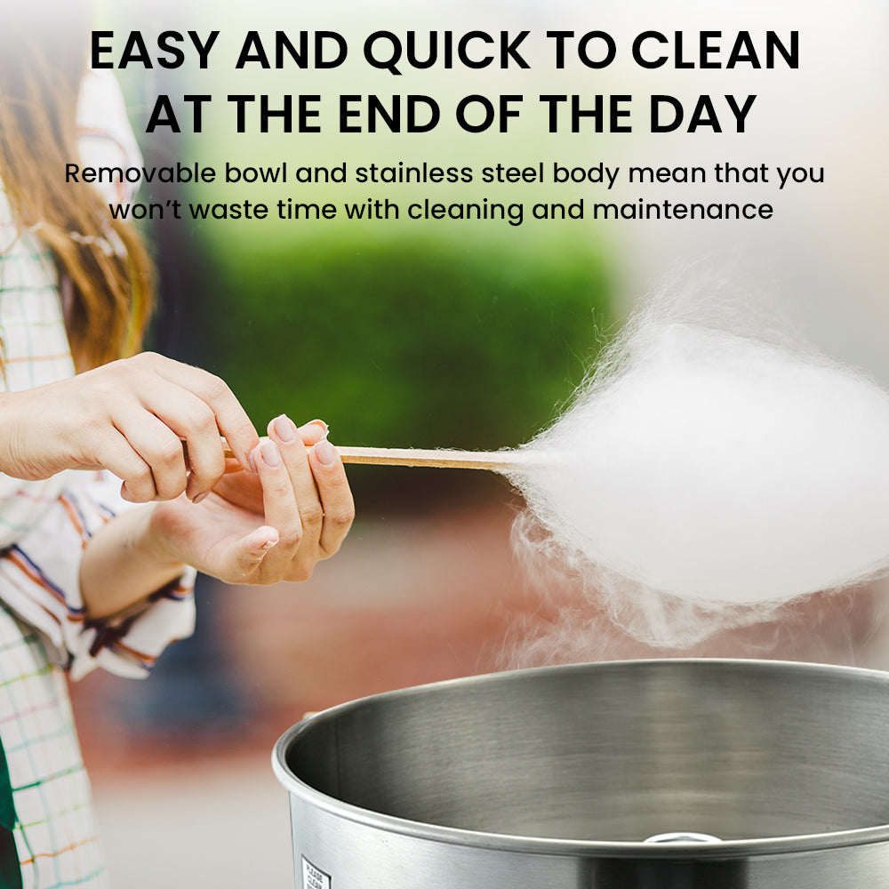 Commercial Cotton Candy Machine Fairy Floss Maker 1000W