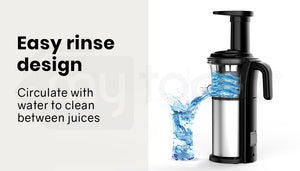 EuroChef Cold Press Slow Juicer Electric Juice Maker | Vegetable Extractor Squeezer