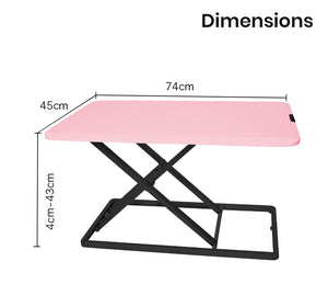 FORTIA Desk Riser Laptop Sit Stand Height Adjustable Standing Computer Monitor