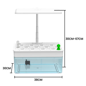 PLANTCRAFT 12 Pod Indoor Hydroponic Growing System | Fish Tank