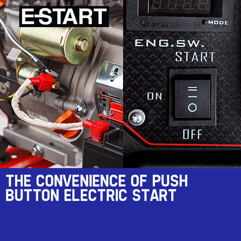 Portable Petrol Generator | 8.4kW Max | 6kW Rated | Single Phase | 18HP 420cc 4-Stroke Engine | GENPOWER