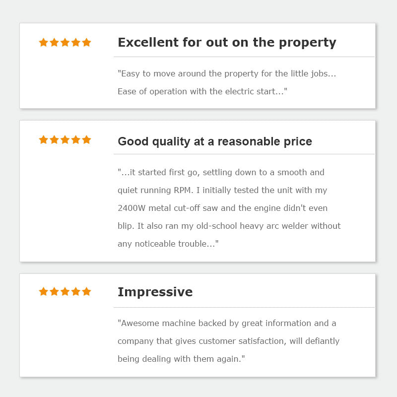 Portable Petrol Generator | 8.4kW Max | 6kW Rated | Single Phase | 18HP 420cc 4-Stroke Engine | GENPOWER