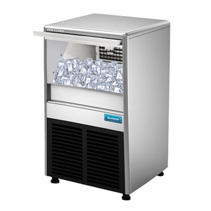 Commercial Automatic Ice Cube Maker | Free Standing Stainless Steel Ice Machine | 410 Grade | Capacity: 60KG/24H