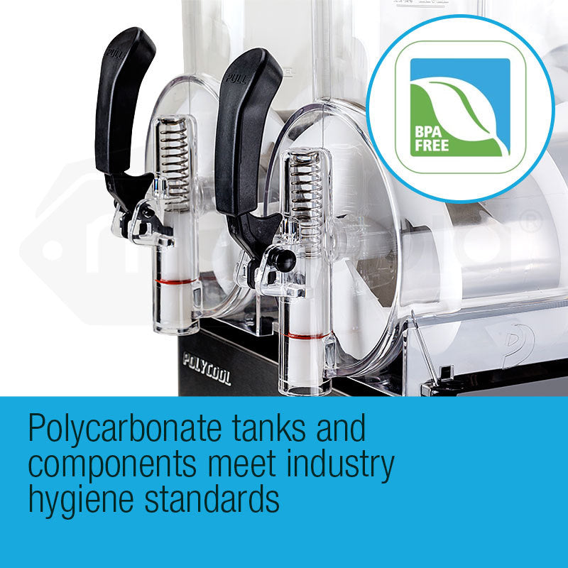 24L Slushie Machine 2 x 12L Commercial Granita Slush Maker Slurpee Slushy Juice