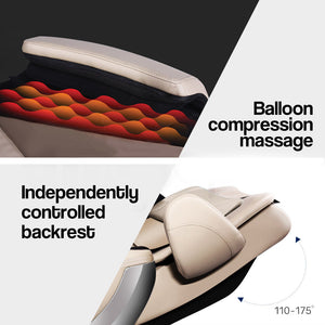 FORTIA Electric Massage Chair | Full Body Reclining | Zero Gravity | Shiatsu Recliner | Back Kneading
