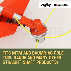 MTM Trimmer Head 4 Line Nylon Alloy Whipper Snipper Brush Cutter Brushcutter