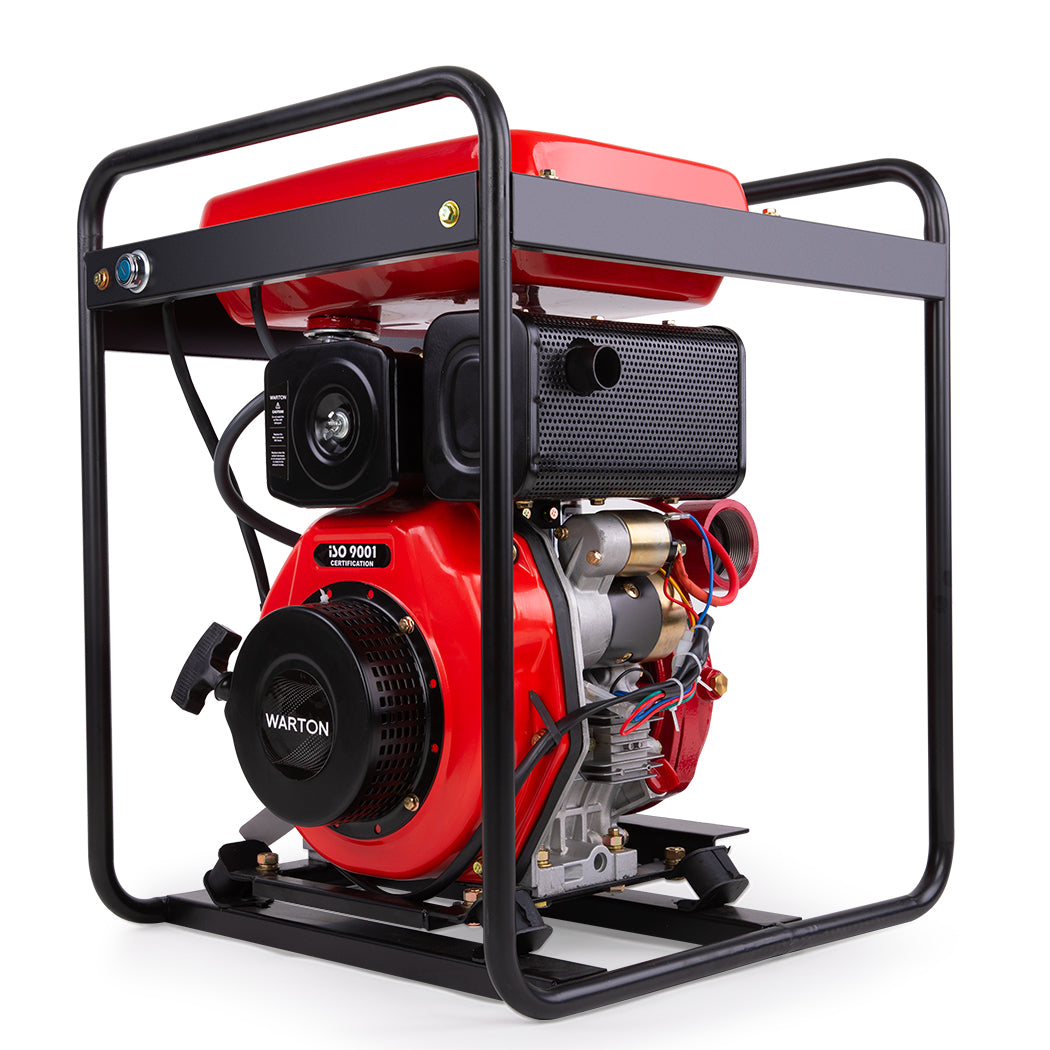 WARTON 2" 8HP Diesel High Pressure Water Pump | Fire Fighting Irrigation Farm | 2 Inch