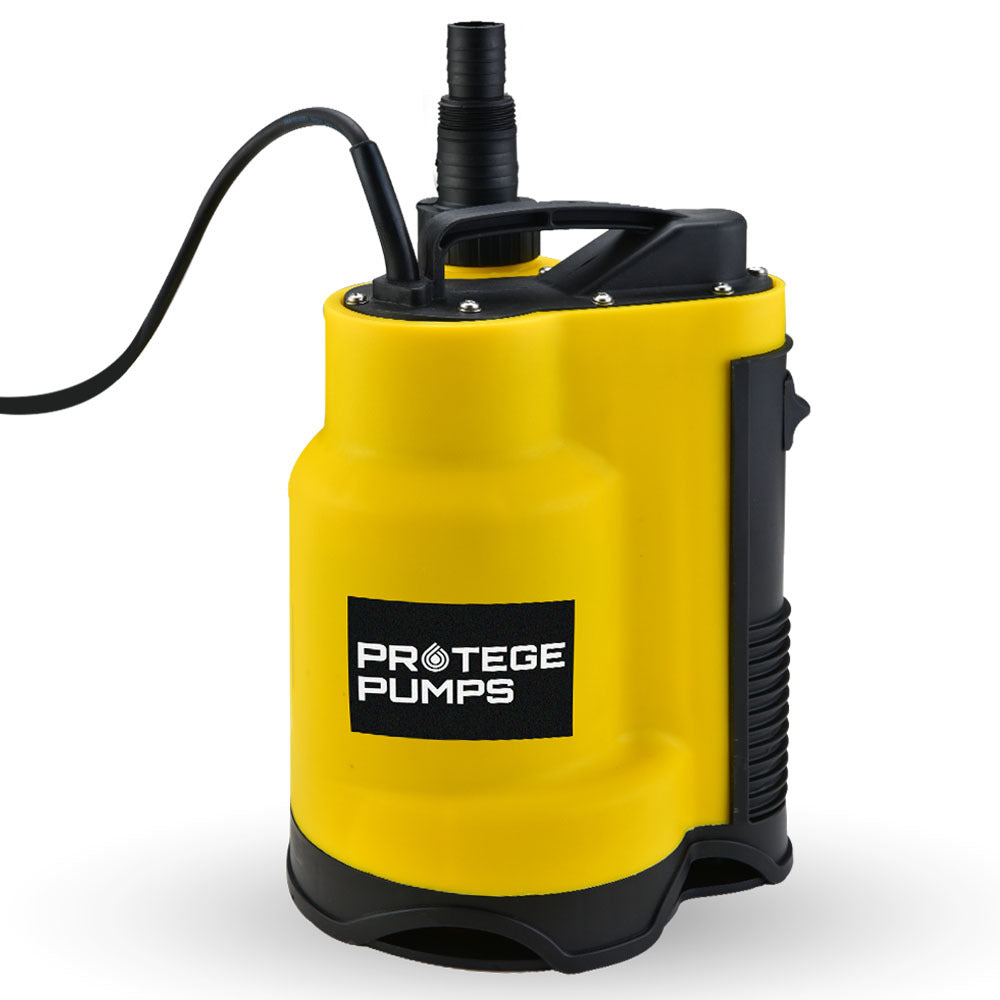 PROTEGE Tight Access Dirty Water Submersible Sump Pump | Integrated Float Switch