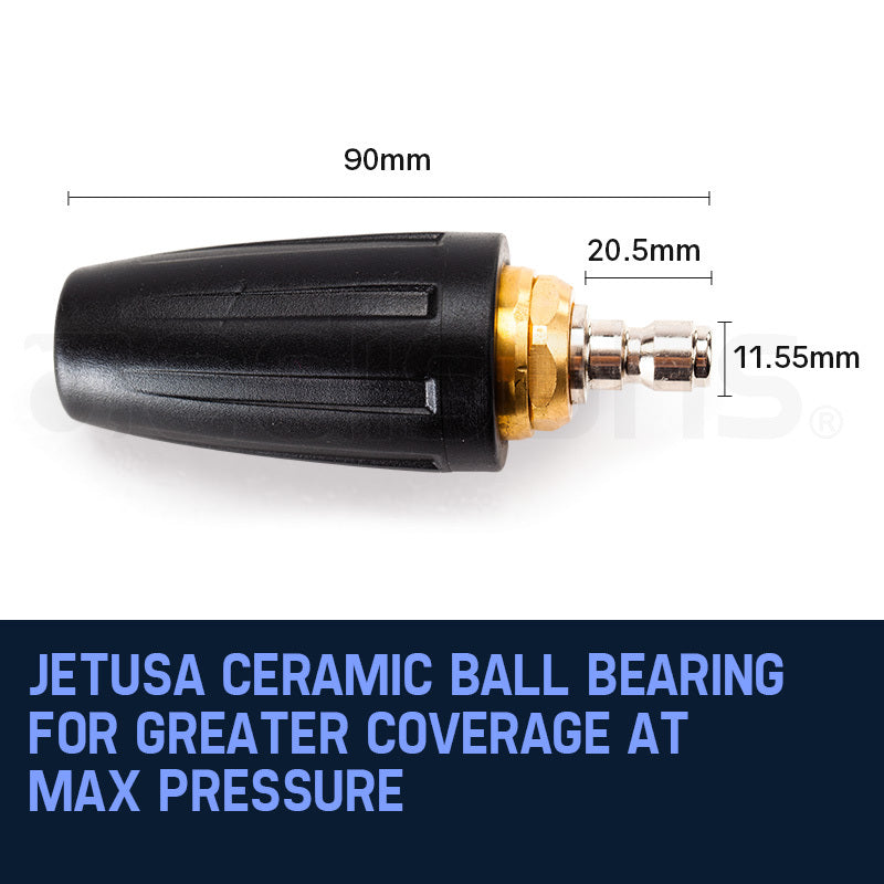 Turbo Head Nozzle for High Pressure Washer | Water Cleaner | Pressure: 3200 PSI | Brand: JET-USA