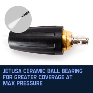 Turbo Head Nozzle for High Pressure Washer | Water Cleaner | Pressure: 3200 PSI | Brand: JET-USA