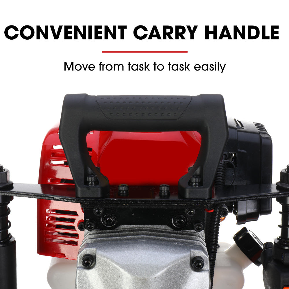 Baumr-AG 52cc 2-Stroke Petrol Post Driver | Carry Case & 2 Drive Sockets Included