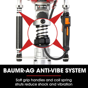 Baumr-AG 38cc 4-Stroke Petrol Post Driver | Carry Case & 3 Piling Sleeves Included