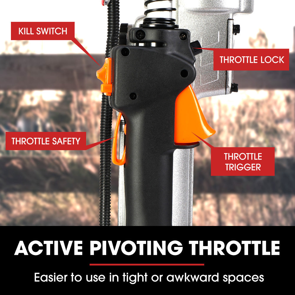 Baumr-AG 38cc 4-Stroke Petrol Post Driver | Carry Case & 3 Piling Sleeves Included