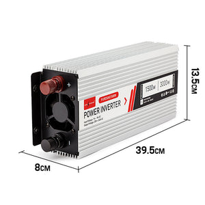 Pure Sine Wave Power Inverter - 1500W/3000W | 12V/240V | Caravan Boat CarPlug | GENPOWER