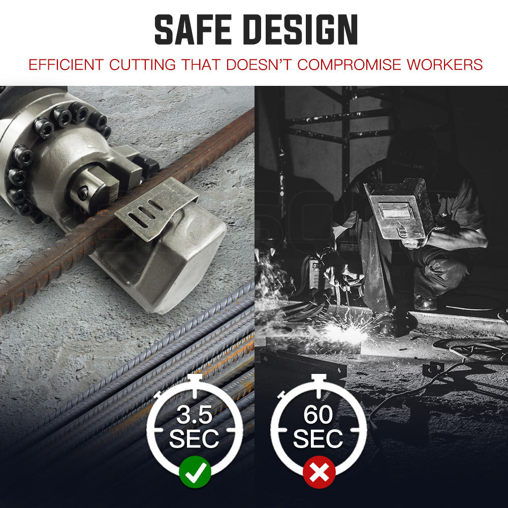 Baumr-AG 950W 22mm Rebar Cutter | Electric Hydraulic | Portable | Reo Bar