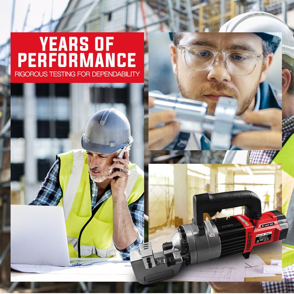 Baumr-AG 950W 22mm Rebar Cutter | Electric Hydraulic | Portable | Reo Bar