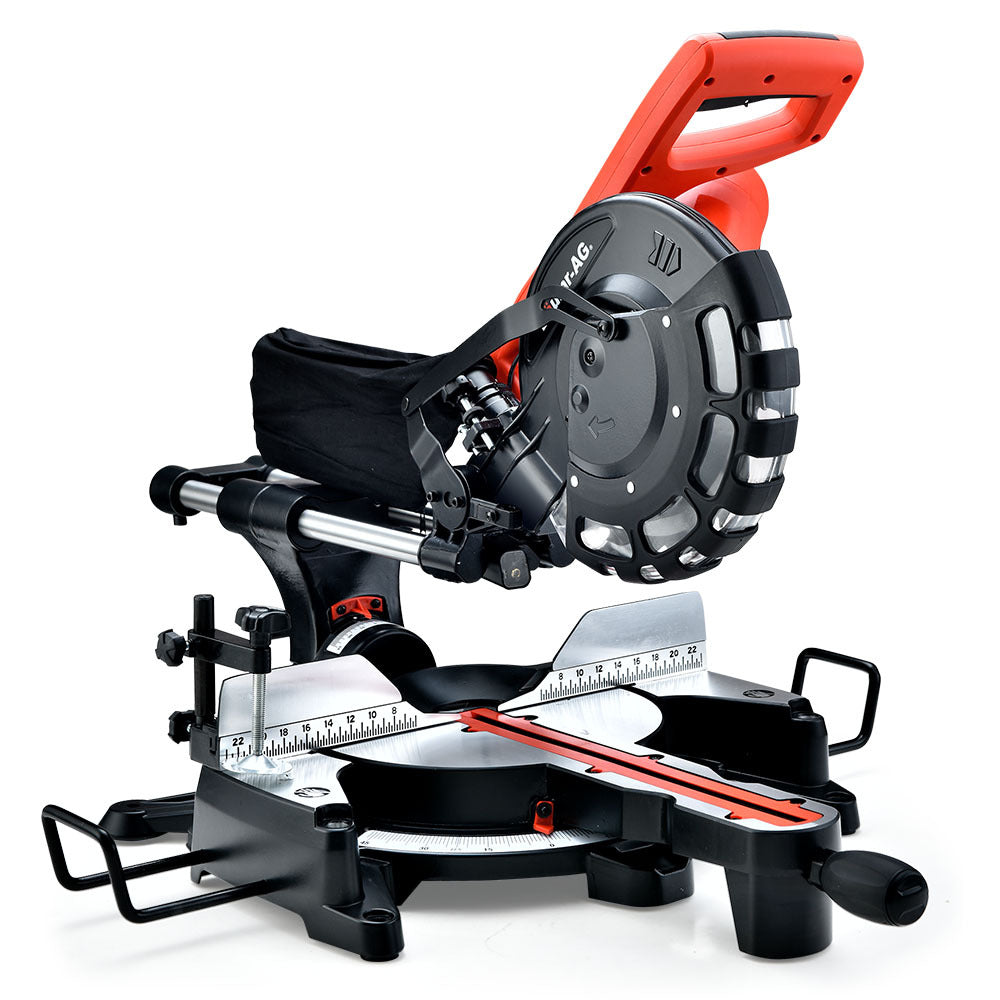 254mm Dual Bevel Sliding Compound Mitre Drop Saw | Brand: BAUMR-AG