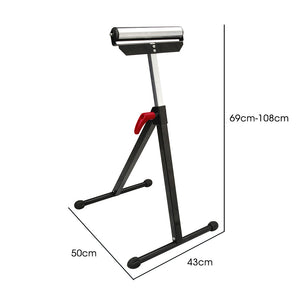 Baumr-AG Height Adjustable Roller Support Stand | 60kg Capacity | Folding