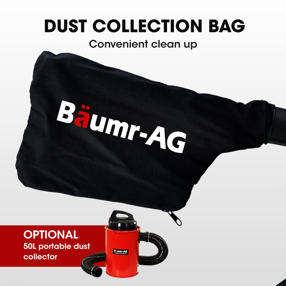 305mm Dual Bevel Sliding Compound Mitre Drop Saw and Adjustable Stand Combo | Brand: BAUMR-AG