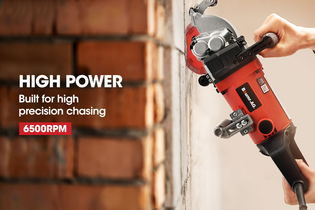 Wall Chaser Machine Concrete Chasing Tool Electric Brick Grinder Saw | Brand: BAUMR-AG