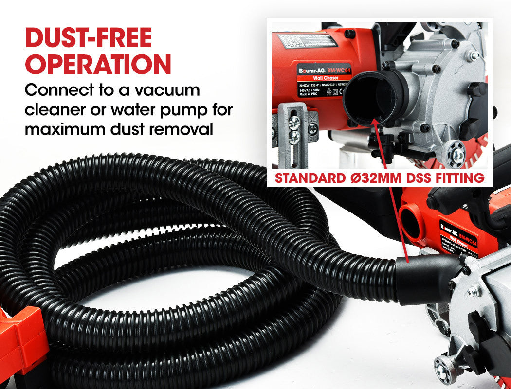 Wall Chaser Machine Concrete Chasing Tool Electric Brick Grinder Saw | Brand: BAUMR-AG